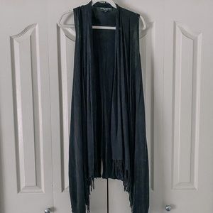 Fringe Sleeveless Cardigan